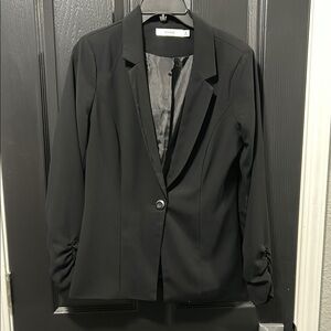 Fashion Nova Black Tailored Blazer
